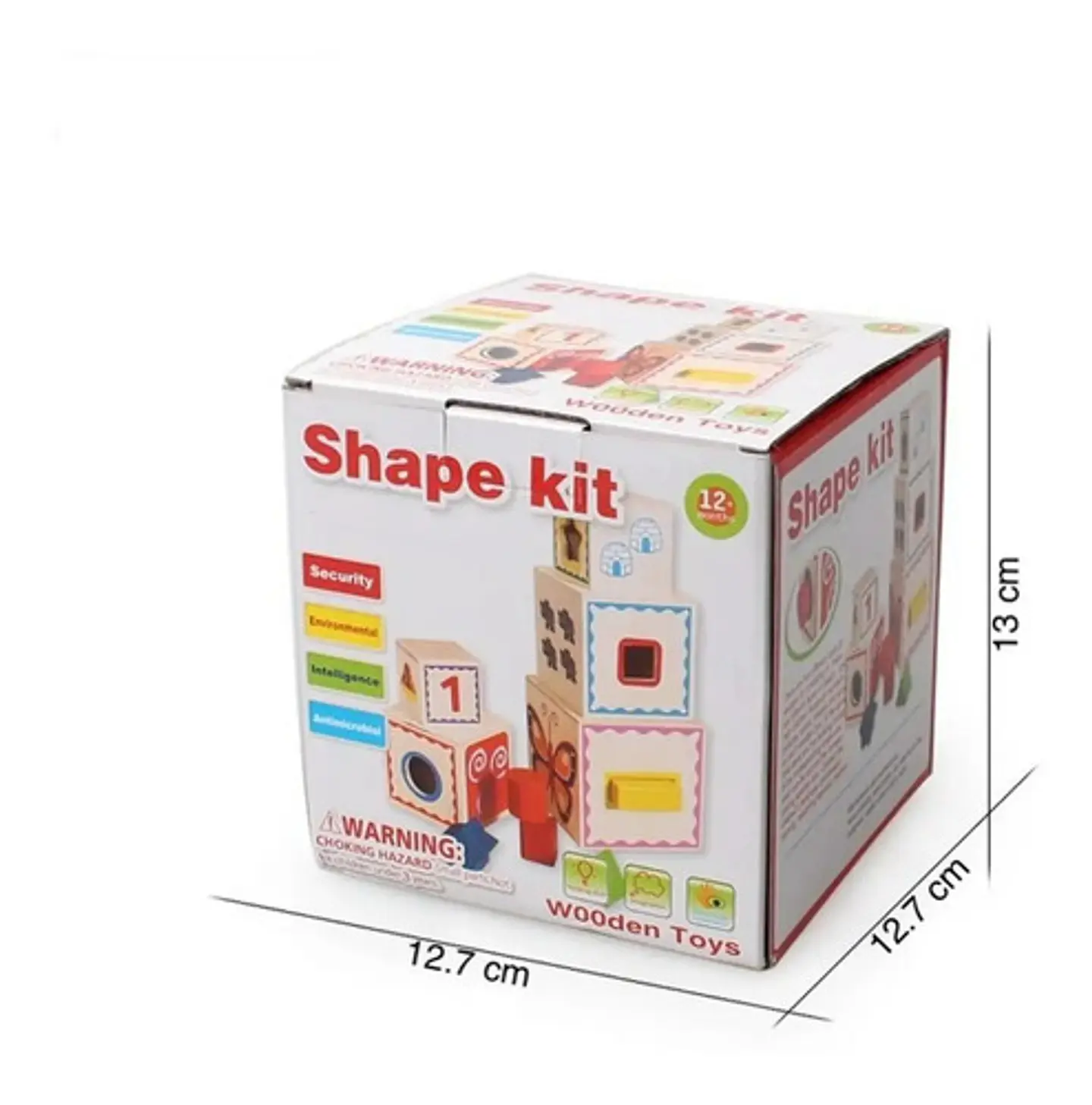 Cubos Didácticos Madera X5 Und Niños Juguete Figuras Cub-5  3