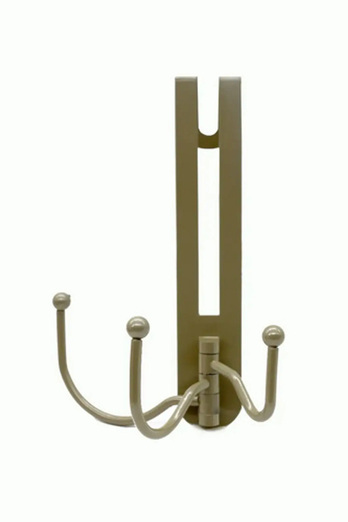 Perchero Puerta Metal Maurice 3 Ganchos Ocre 3