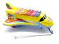 Cohete Avión Xilófono Marimba Clásico Juguete Niños 3035 - Miniatura 3