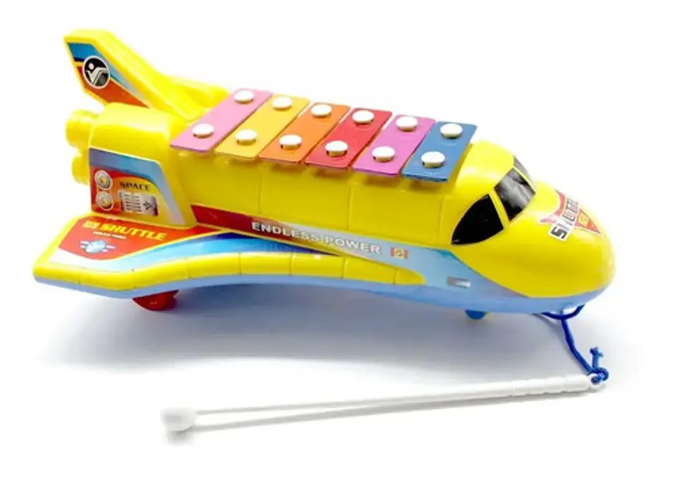 Cohete Avión Xilófono Marimba Clásico Juguete Niños 3035 3