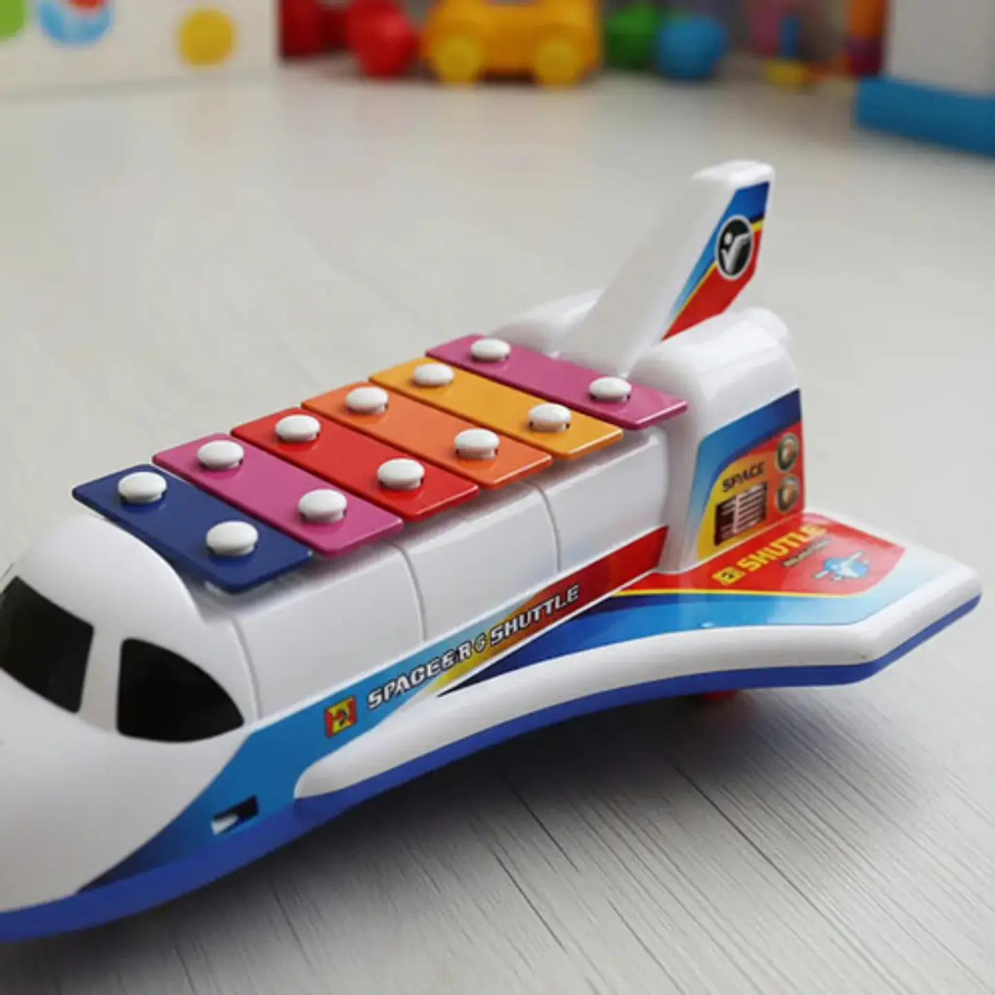 Cohete Avión Xilófono Marimba Clásico Juguete Niños 3035 6