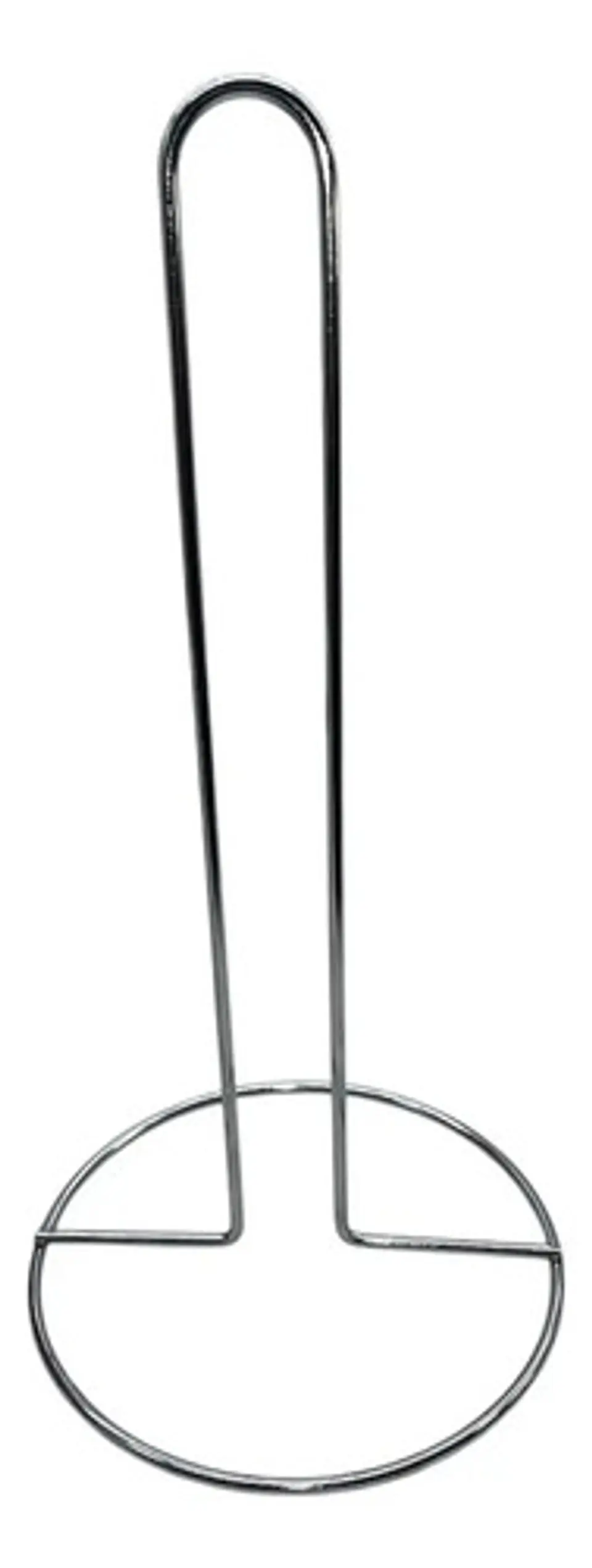 Soporte Organizador Scrubber Cleanz 3 Rollos Metal Plateado 30cm 32cm 2