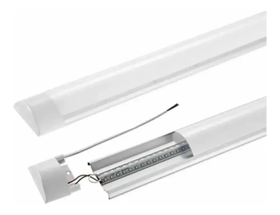 Lampara Lineal Led Sobreponer Antipolvo 120cm 36w Daliz 1708 Luz Blanco Neutro 2