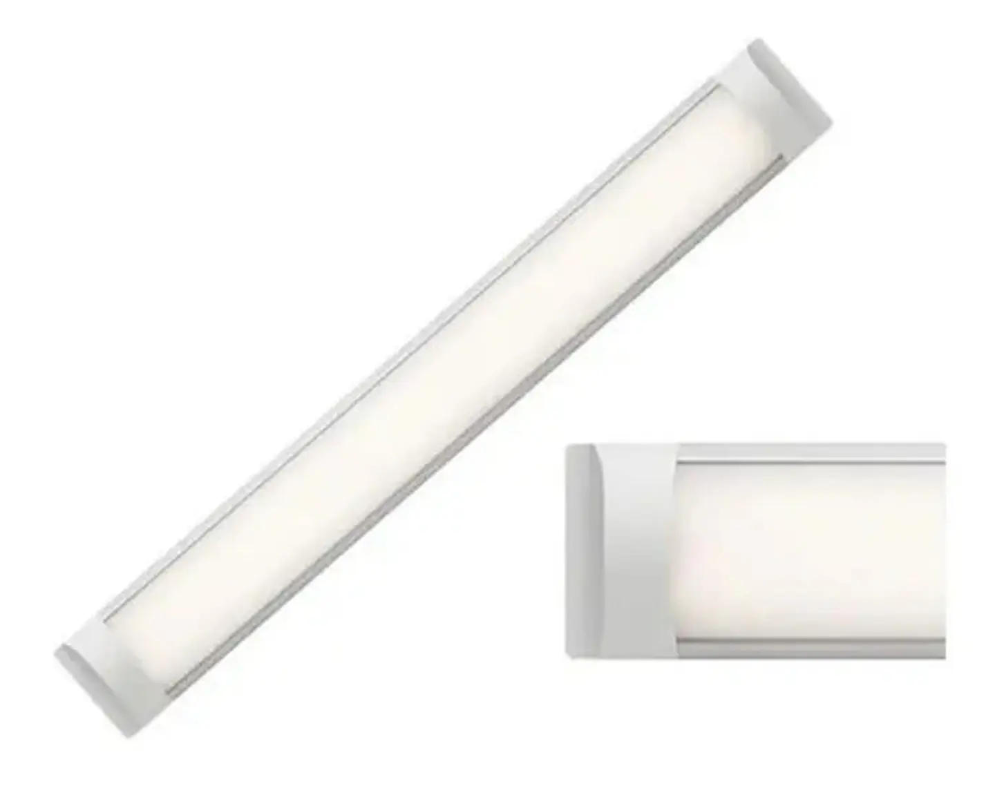 Lampara Lineal Led Sobreponer Antipolvo 120cm 36w Daliz 1708 Luz Blanco Neutro 3
