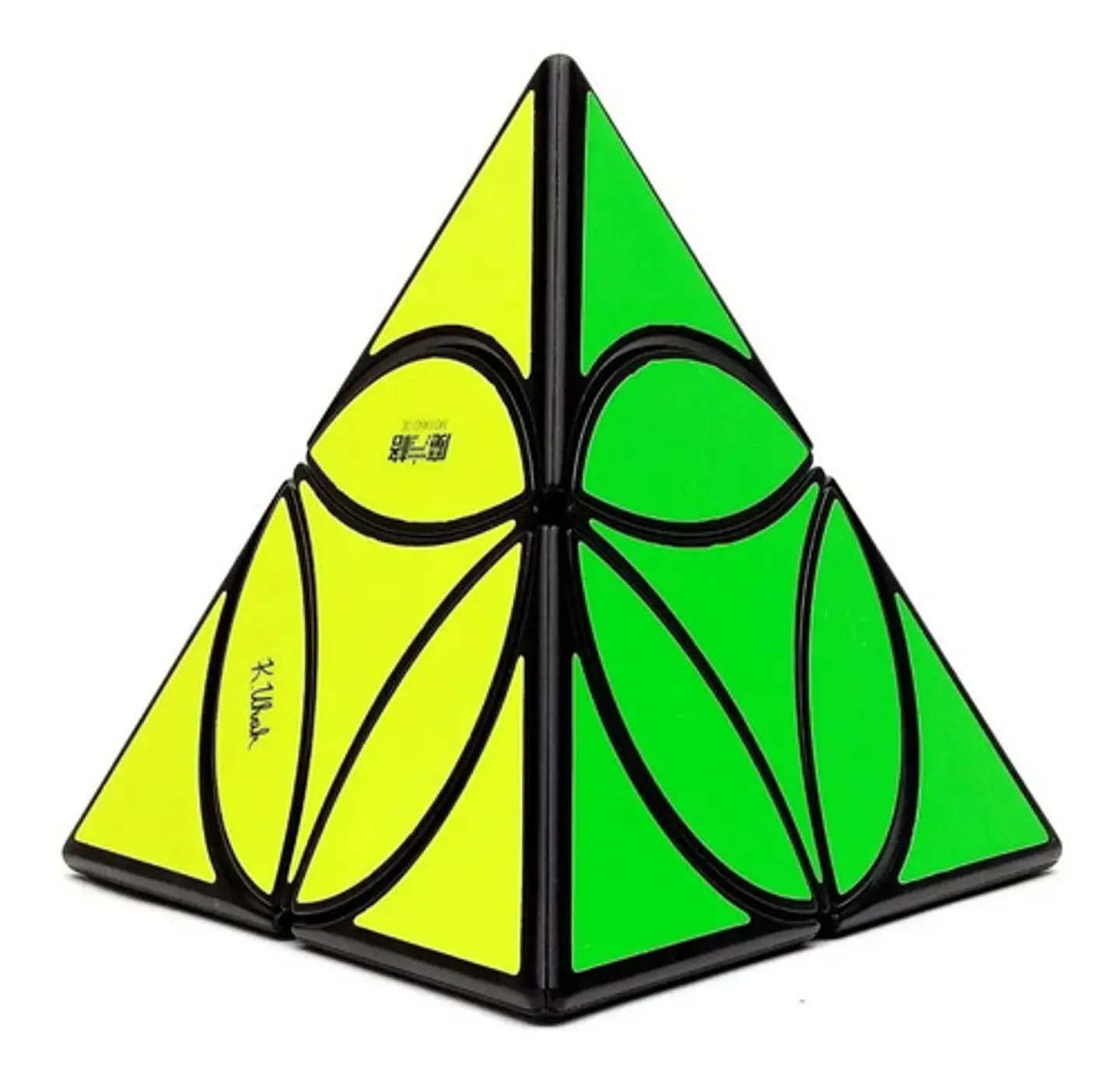  Coin Pyramid Cubo Rubik Qiyi Tetrahedron Negro Original  1