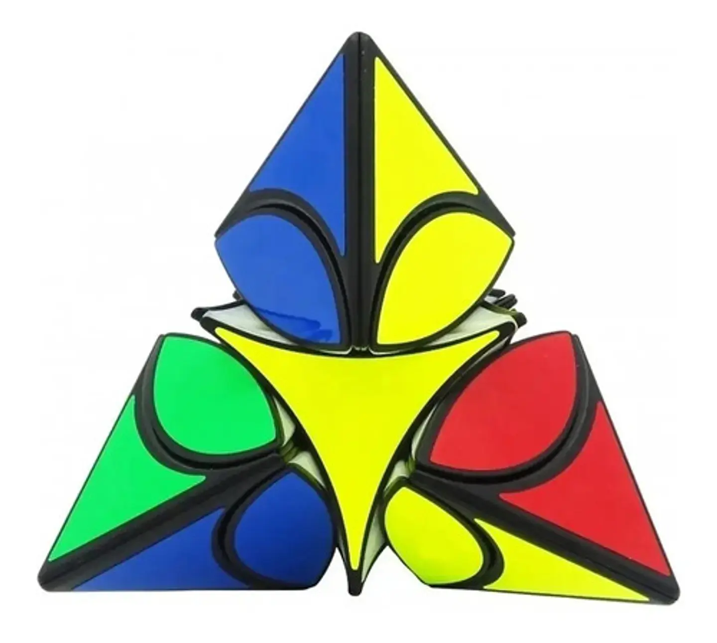 Coin Pyramid Cubo Rubik Qiyi Tetrahedron Negro Original  2