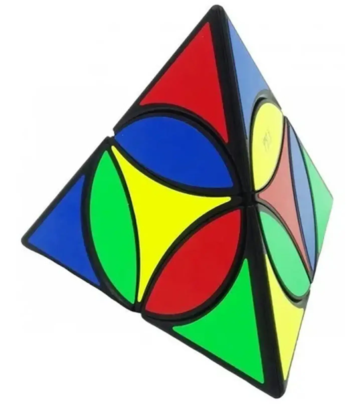  Coin Pyramid Cubo Rubik Qiyi Tetrahedron Negro Original  3