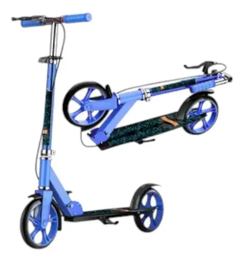 Scooter Adulto Niños Patineta Monopatín Freno Disco Plegable 14