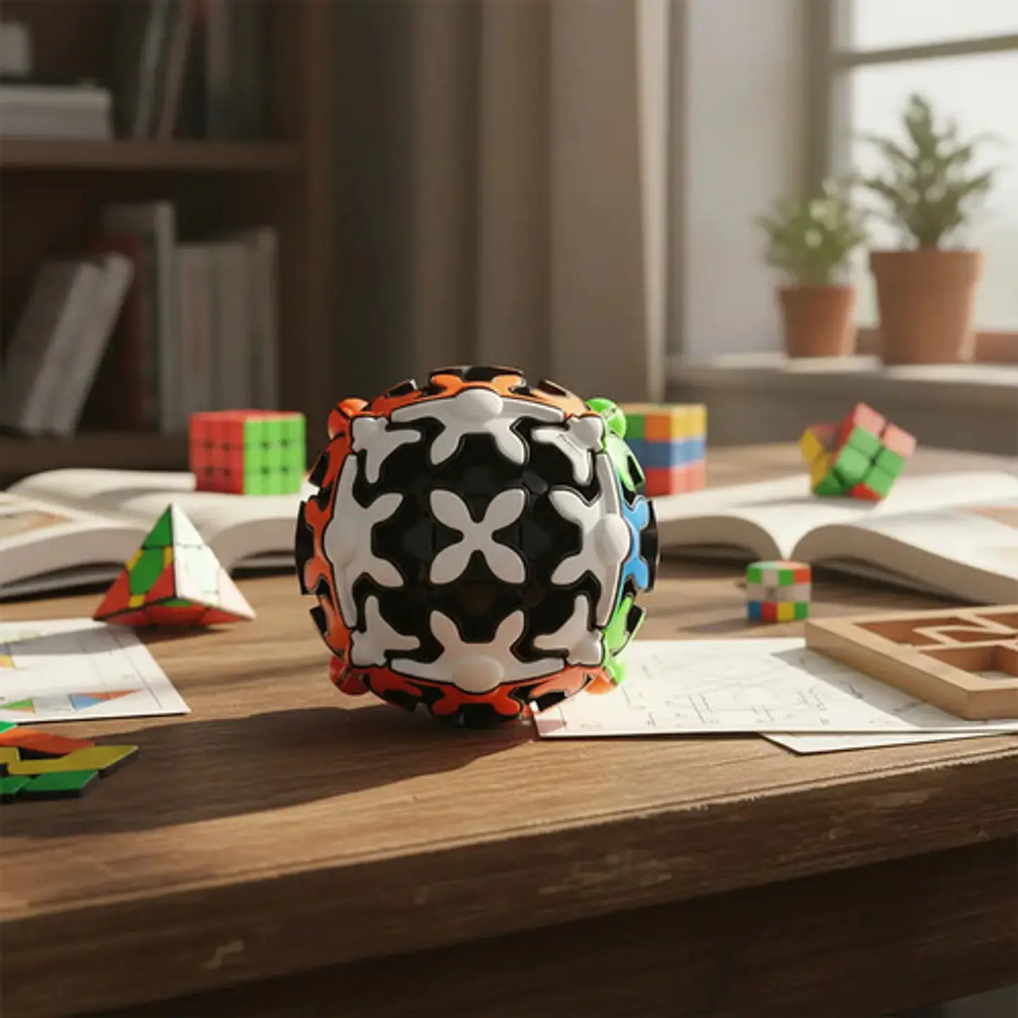 Gear Sphere Cubo Rubik Speed Qiyi Engranes Esfera Original 3