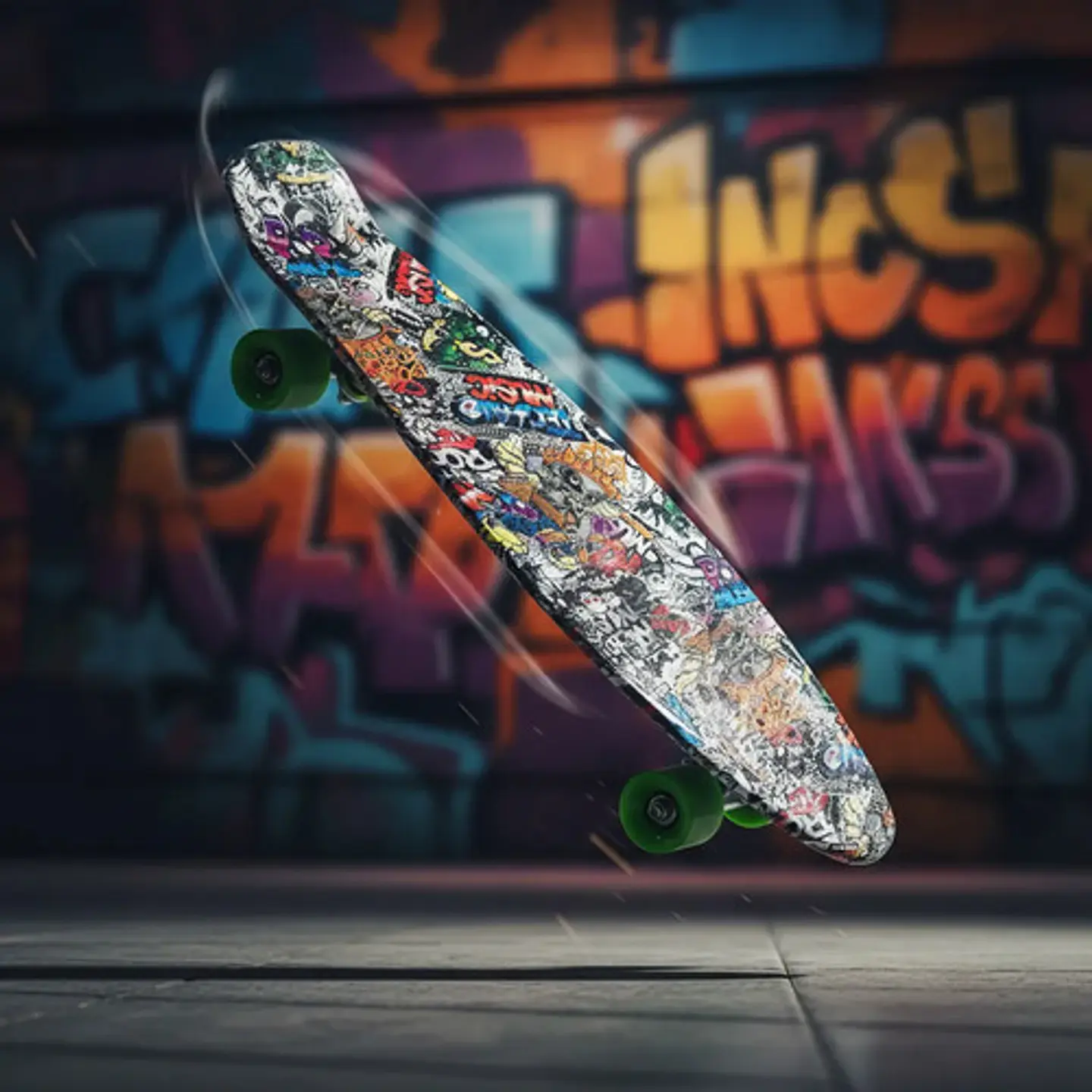 Patineta Penny Estampada 65cm Con Agarre Niños Skate Luces  13