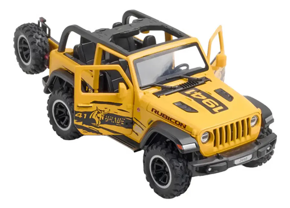 Carros Jeep Metalicos 1:20 Puertas Luces Sonidos Colección 3