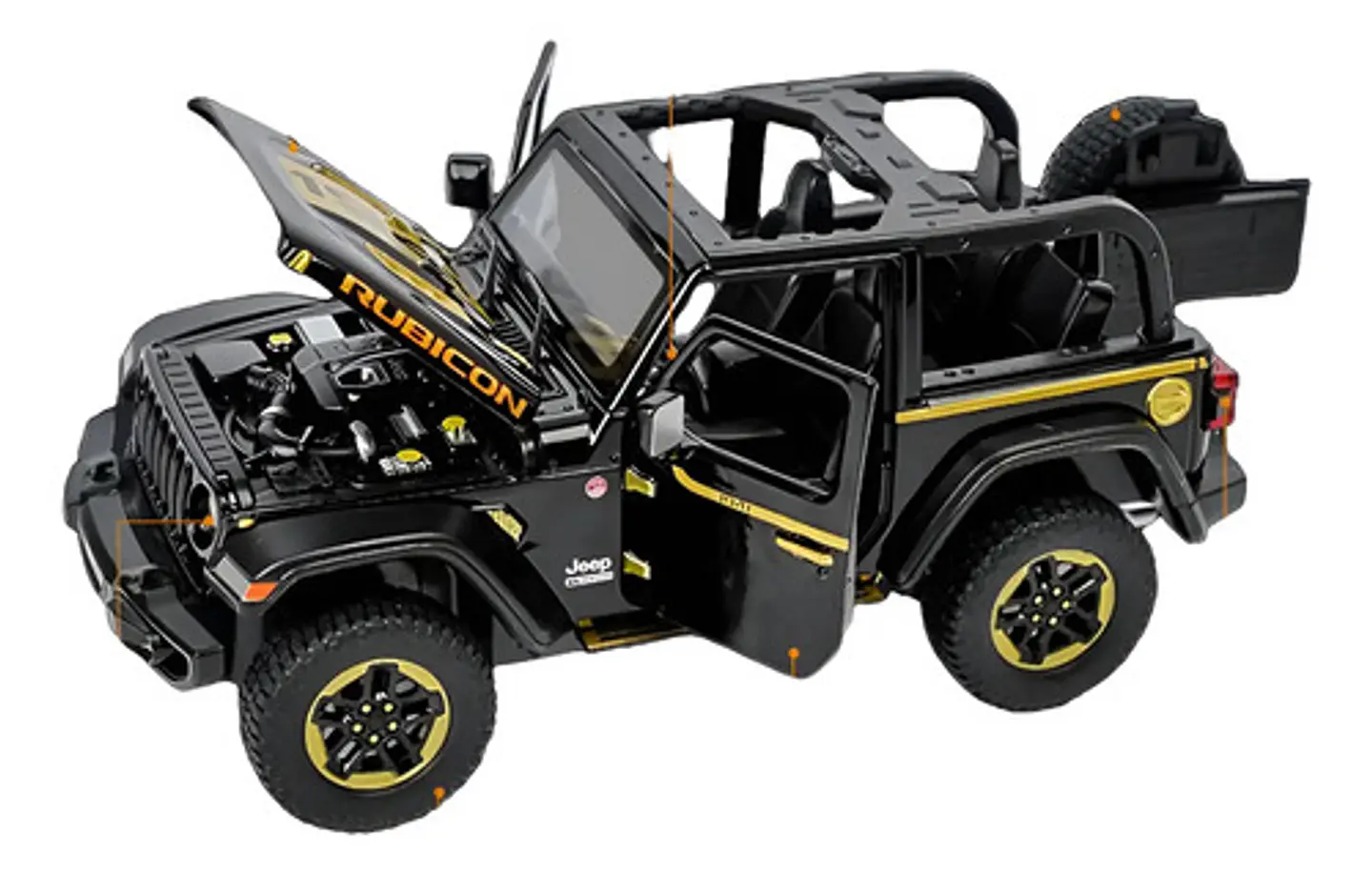Carros Jeep Metalicos 1:20 Puertas Luces Sonidos Colección 5
