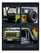 Carros Jeep Metalicos 1:20 Puertas Luces Sonidos Colección - Miniatura 11