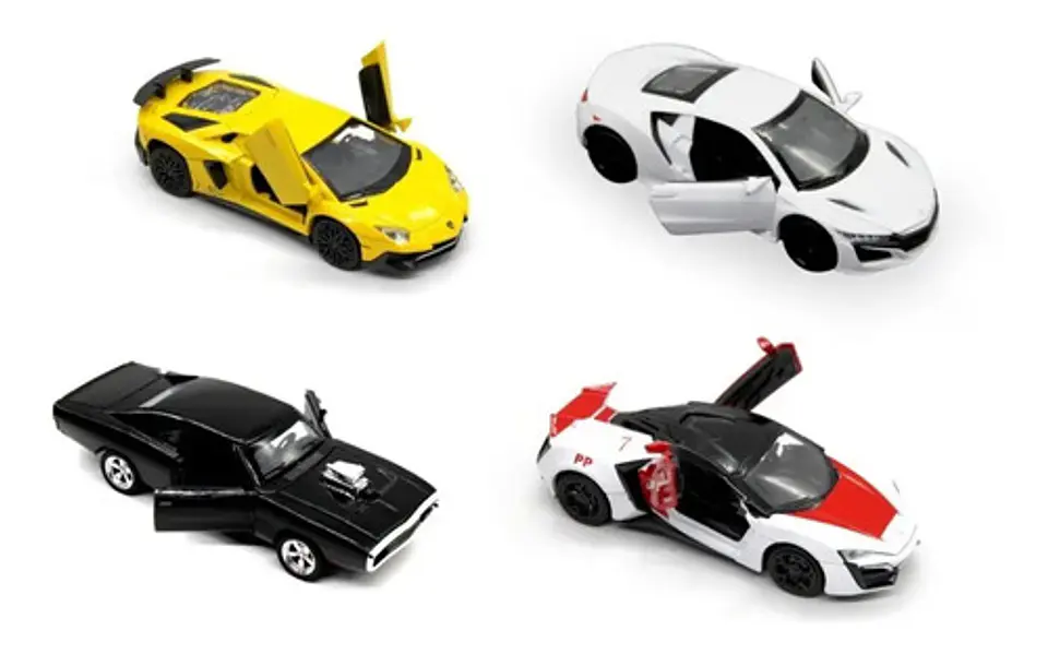 Colección Carros Metalicos 1:32 Miniauto Luces Sonidos Lujo 2