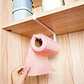 Gancho Colgante Organizador Para Cocina Y Baño Con 1 Estante Blanco - Miniatura 6
