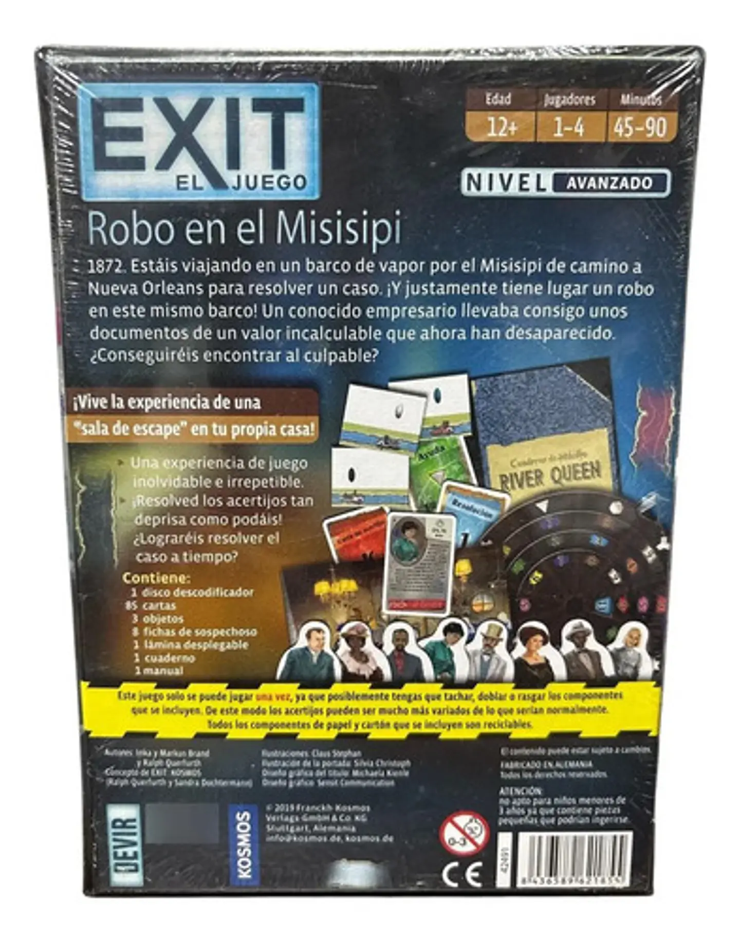 Juego De Mesa Exit Robo En El Misisipi Devir 2