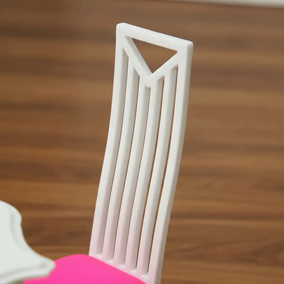 Accesorios Casa De Muñecas Sillas Muebles Plasticos 4