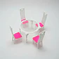 Accesorios Casa De Muñecas Sillas Muebles Plasticos - Miniatura 6