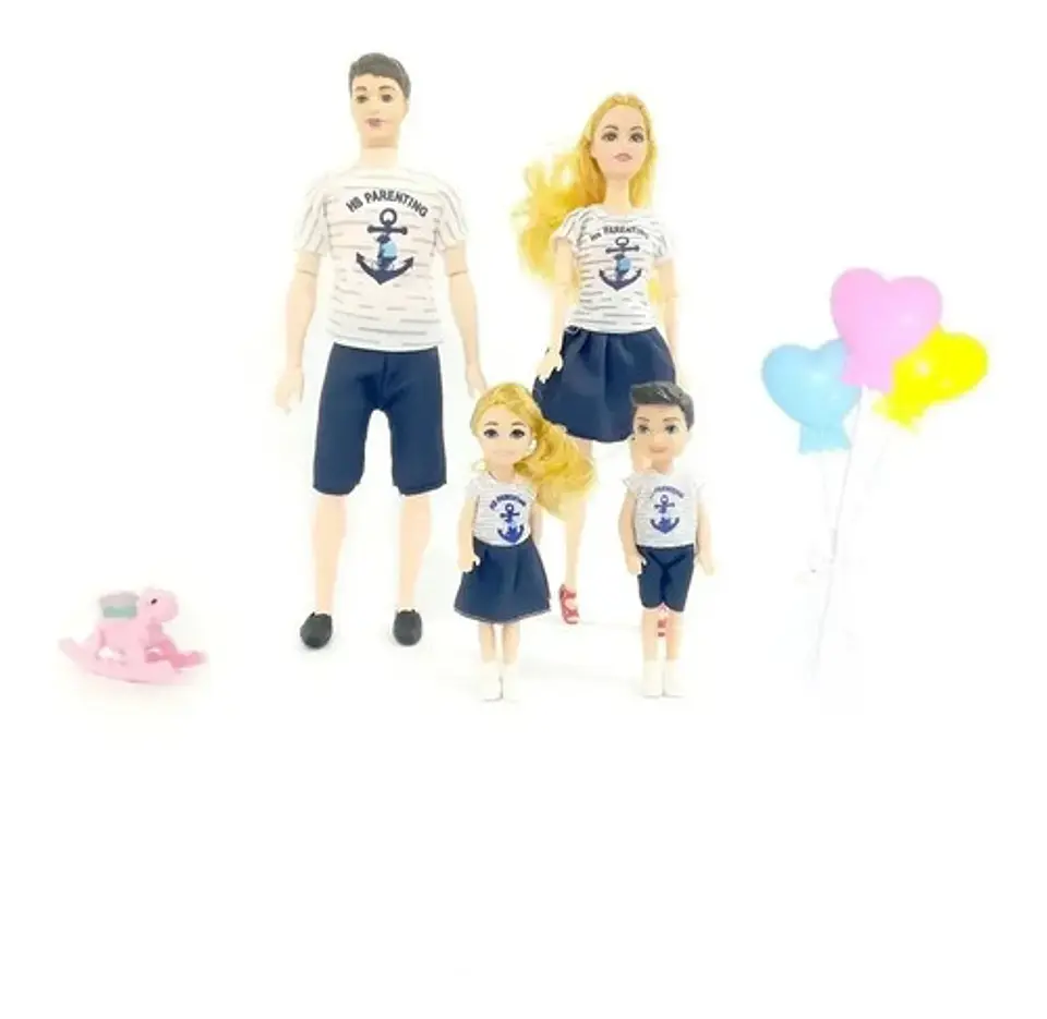 Muñeca Set Familia Bebes Con Accesorios Surtidos Niñas 1947 2