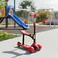 Monopatin 2 En 1 Patineta Scooter Silla Plastico Niños Infan - Miniatura 8