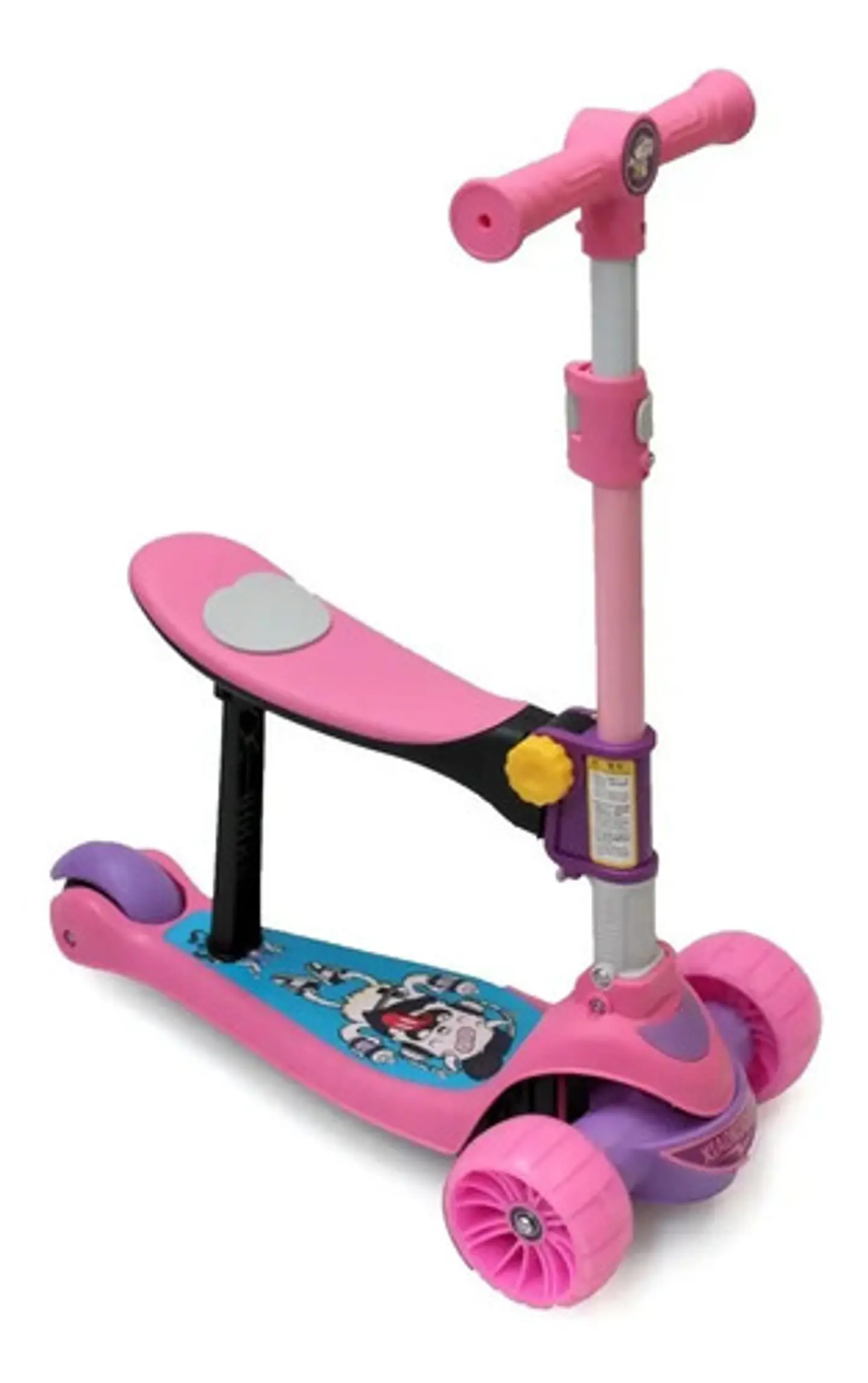 Monopatin 2 En 1 Patineta Scooter Silla Plastico Niños Infan 13