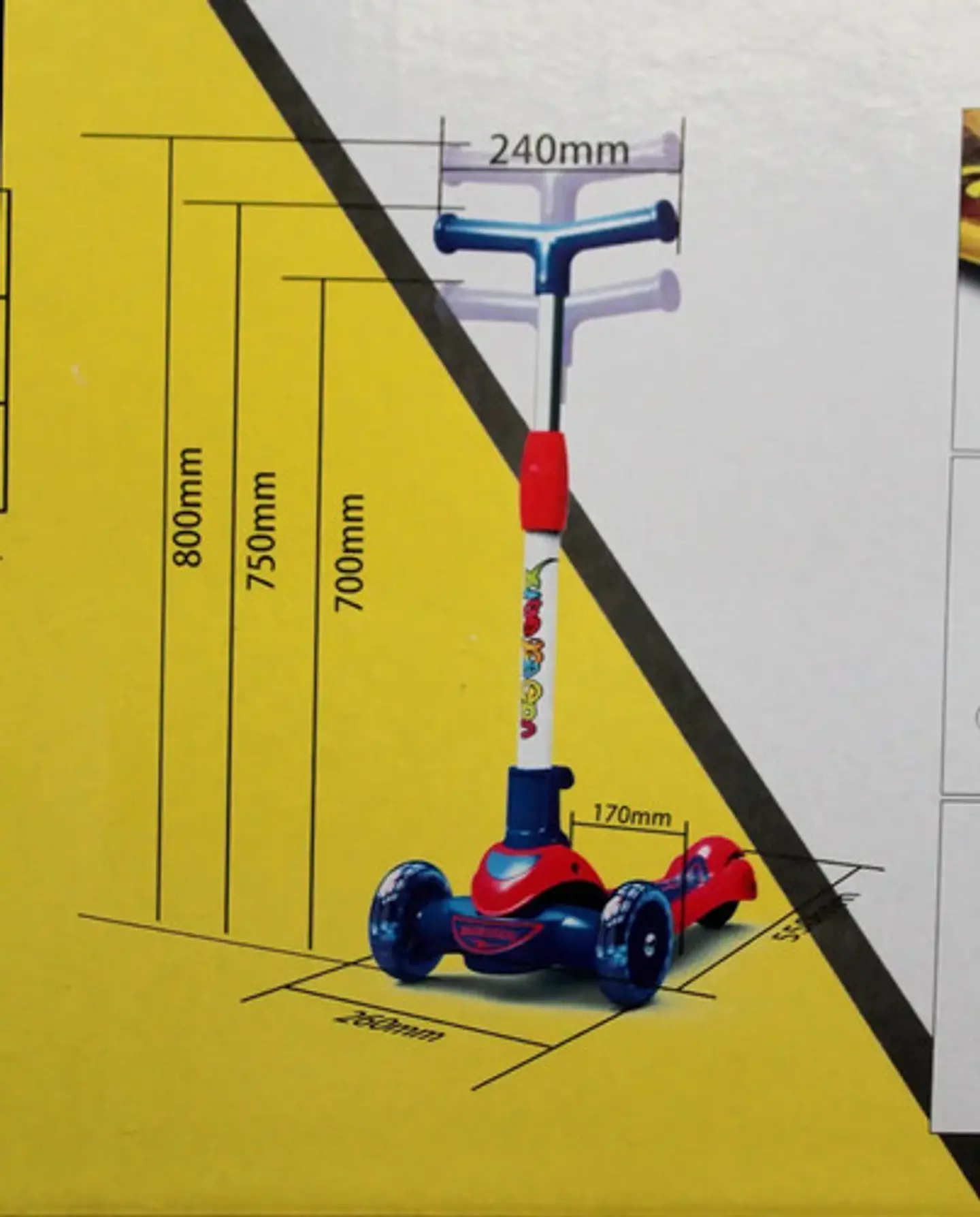 Monopatin 2 En 1 Patineta Scooter Silla Plastico Niños Infan 15
