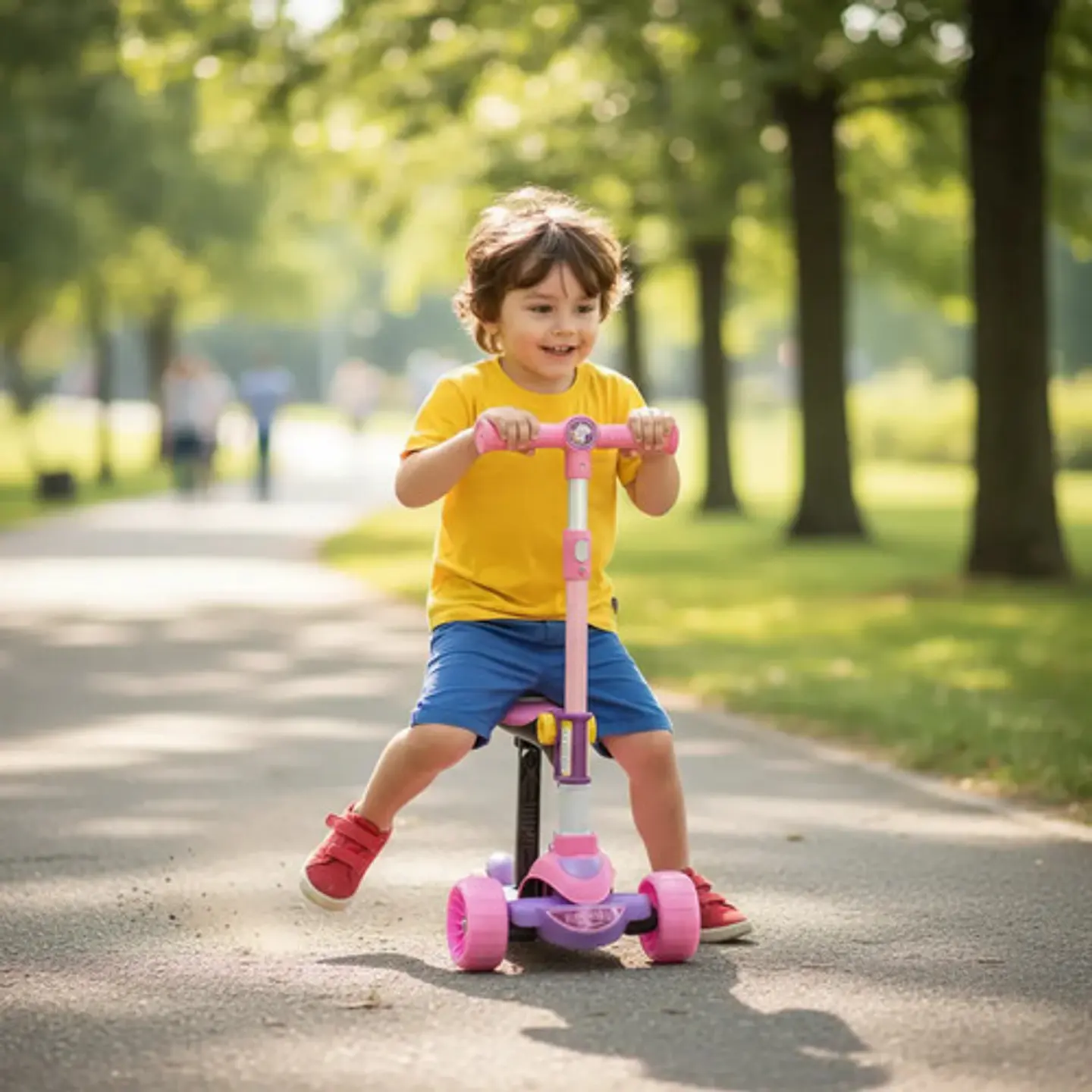 Monopatin 2 En 1 Patineta Scooter Silla Plastico Niños Infan 16