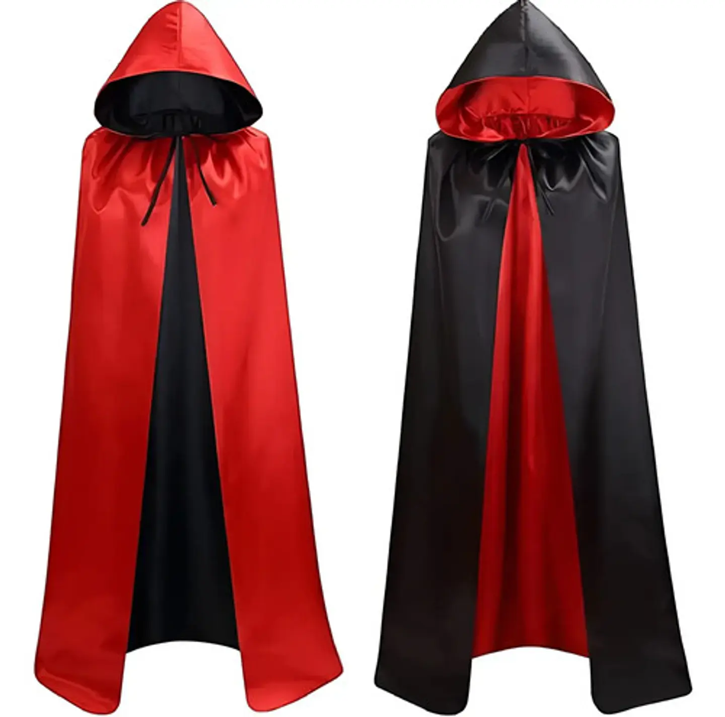 Capa Dracula Vampiro Reversible 120cm Halloween Mp853-1 1