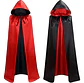 Capa Dracula Vampiro Reversible 120cm Halloween Mp853-1 - Miniatura 1