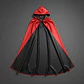 Capa Dracula Vampiro Reversible 120cm Halloween Mp853-1 - Miniatura 5