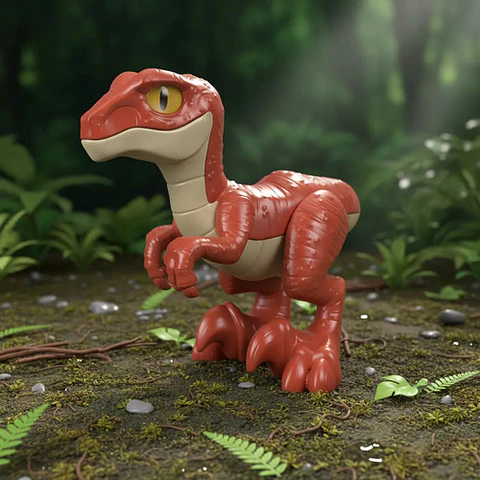 Mini Dinosaurio 7cm Raptor Jurassic World Mattel Fwf52