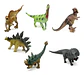 Animales Macizos Grandes Pesebre Dinosaurio Salvajes Granja - Miniatura 1