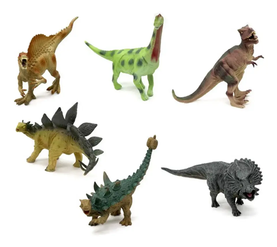 Animales Macizos Grandes Pesebre Dinosaurio Salvajes Granja 1