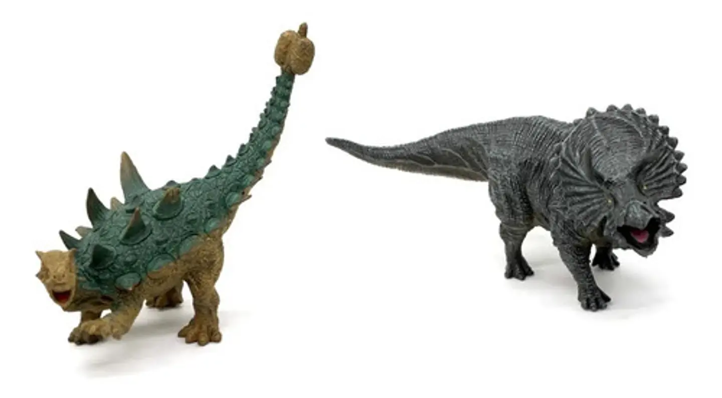 Animales Macizos Grandes Pesebre Dinosaurio Salvajes Granja 2