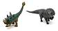 Animales Macizos Grandes Pesebre Dinosaurio Salvajes Granja - Miniatura 2