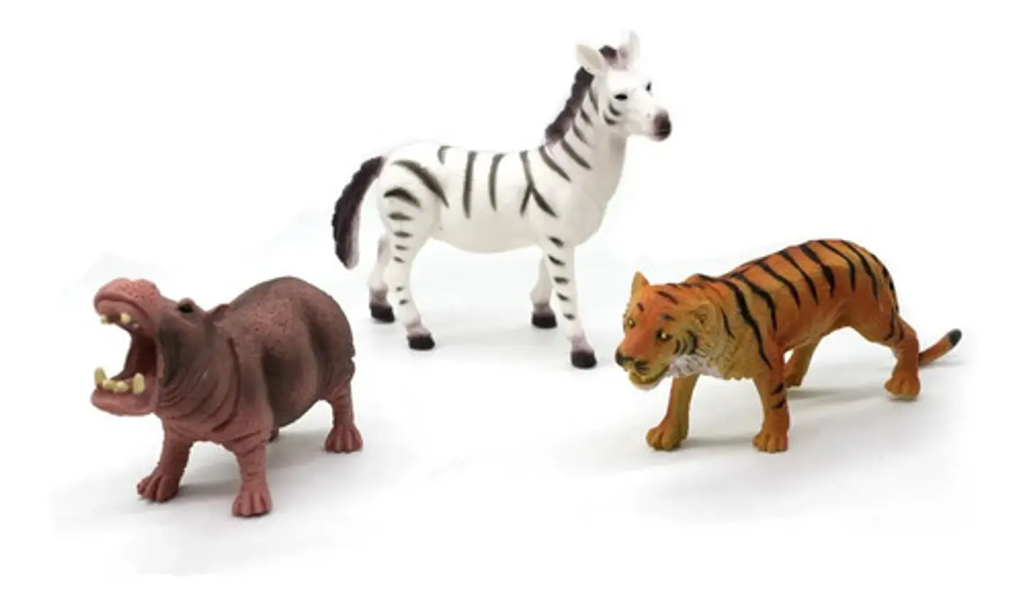 Animales Macizos Grandes Pesebre Dinosaurio Salvajes Granja 11