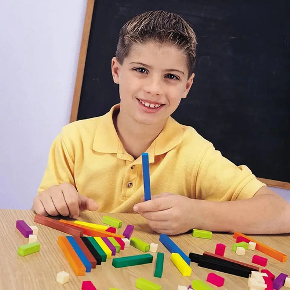 Regletas Cuisenaire Plástica Numerada X200 Matemáticas Niños 5