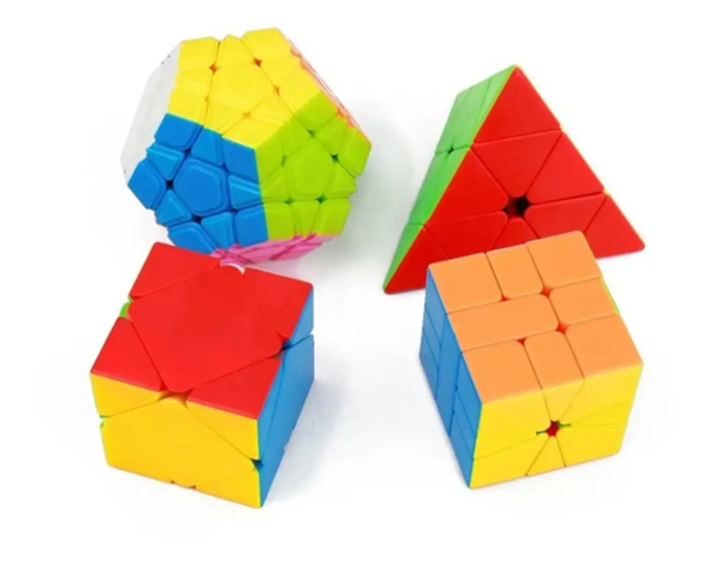 Cubo Rubik Pack 4 Cube Gift Box Jinzita-xiezhuan-wumofang Mf9318 2