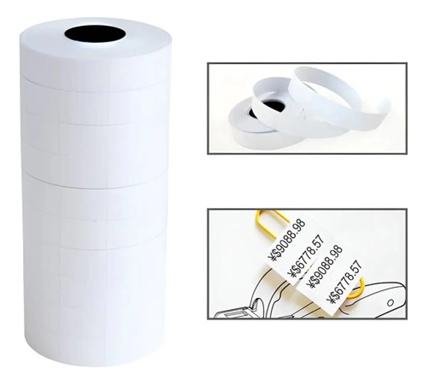 Rollo Tiqueteadora 6600 Doble Linea Paquete 10 Rollos 1