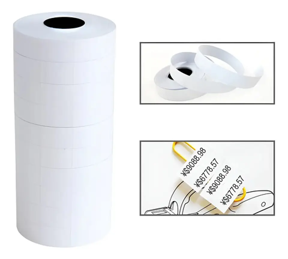 Rollo Tiqueteadora 6600 Doble Linea Paquete 10 Rollos 1