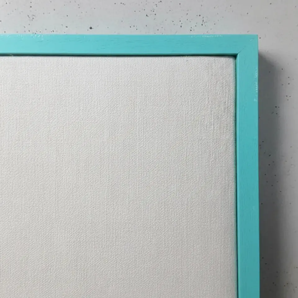 Tablero De Notas De Tela Enmarcado En Madera, De Home&deco 4