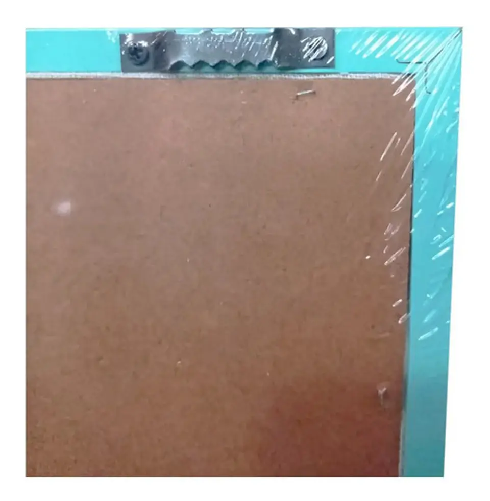 Tablero De Notas De Tela Enmarcado En Madera, De Home&deco 6