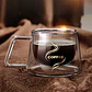 4 Tazas Café Doble Pared Borosilicato 200 Ml Pocillo Termi - Miniatura 3