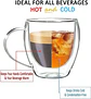 4 Tazas Café Doble Pared Borosilicato 200 Ml Pocillo Termi - Miniatura 6