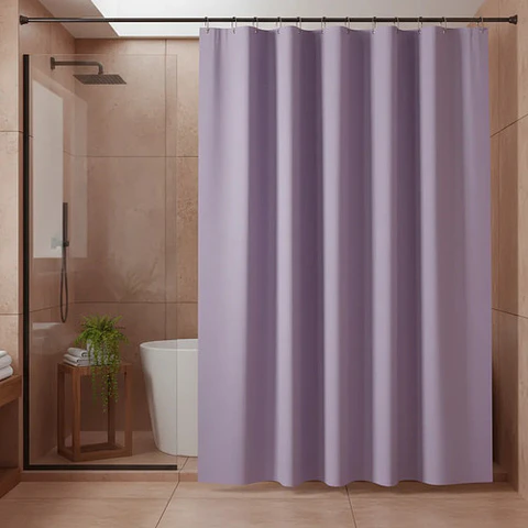 Cortina Para Ducha Baño Con Ganchos Que Combinan 32-3055972
