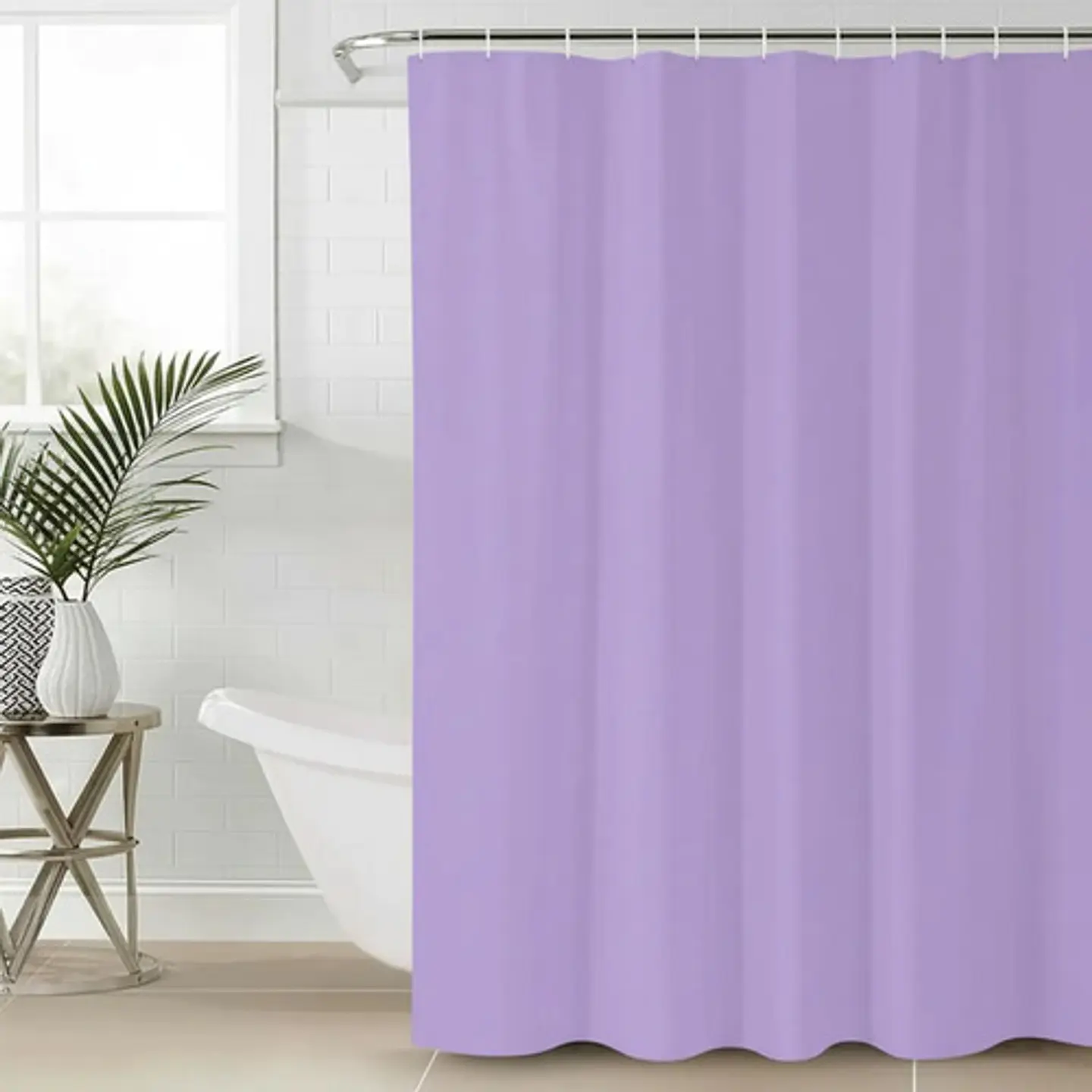Cortina Para Ducha Baño Con Ganchos Que Combinan 32-3055972 4