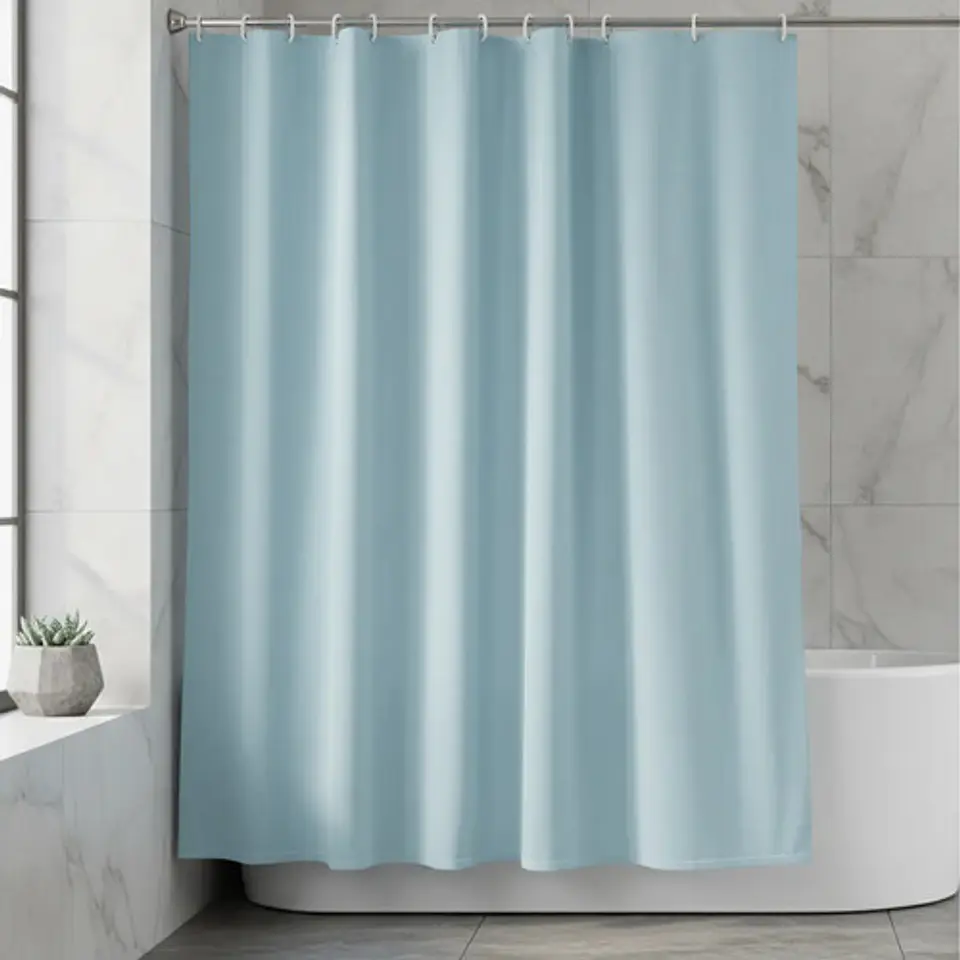 Cortina Para Ducha Baño Con Ganchos Que Combinan 32-3055972 11