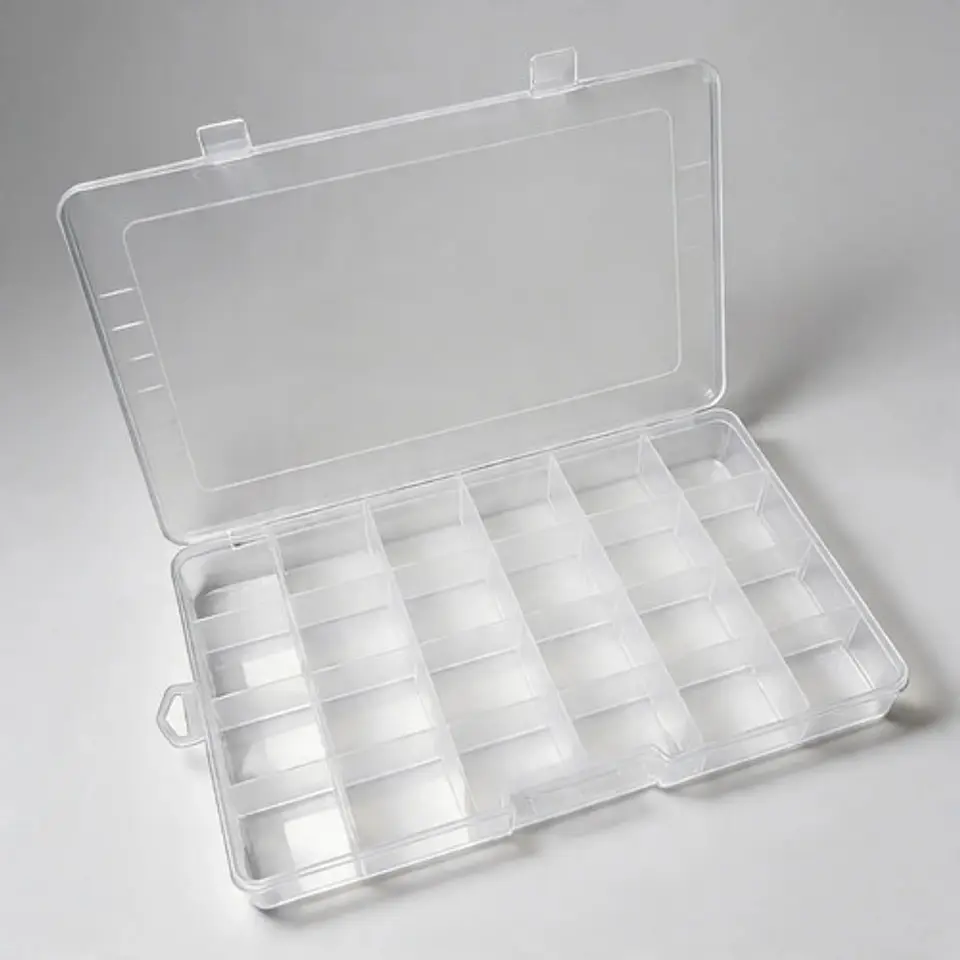 Organizador Plástico Caja Para Guardar Manualidades 3081906 3
