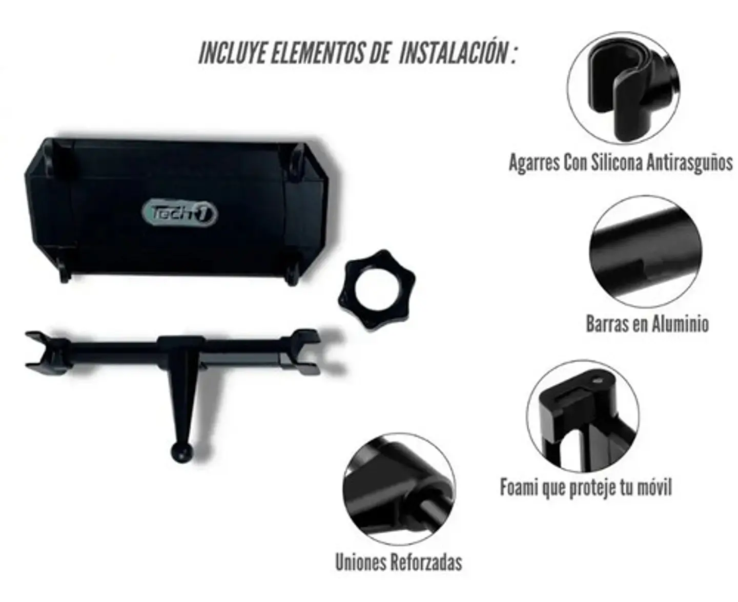 Soporte Tablet Reposacabezas De Carro Asiento Trasero 24280 2