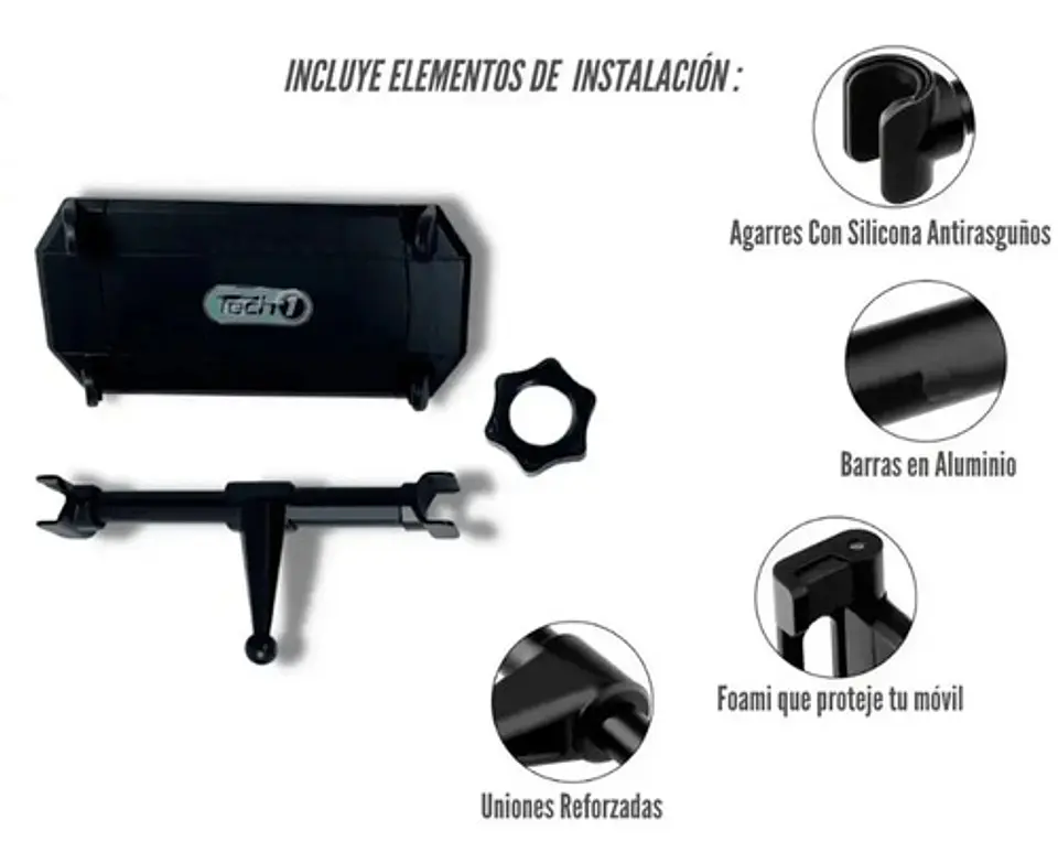 Soporte Tablet Reposacabezas De Carro Asiento Trasero 24280 2